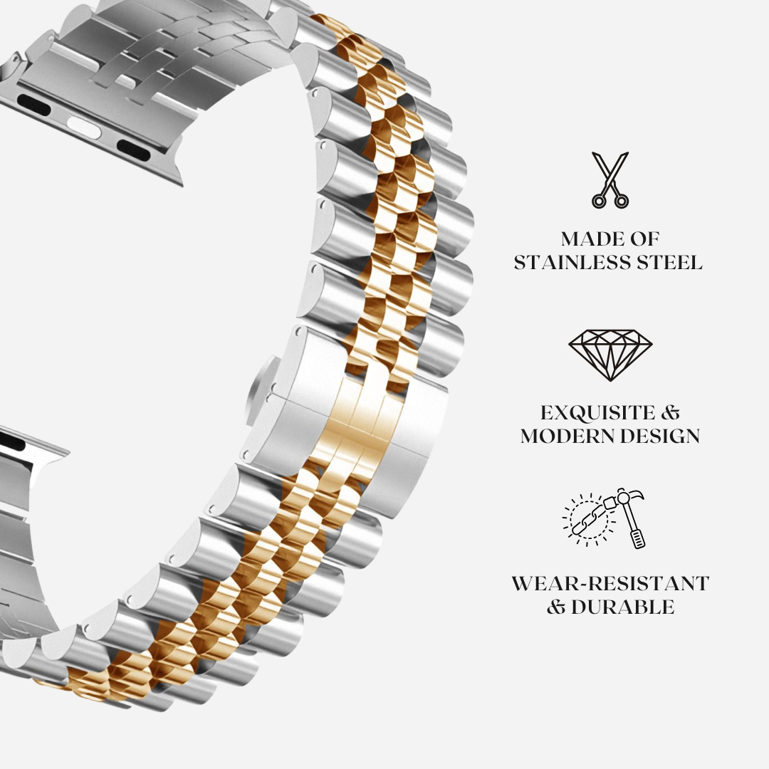 Steel Apple Watch Strap for Apple Watch 3-6 | iWearLab – iwearlab