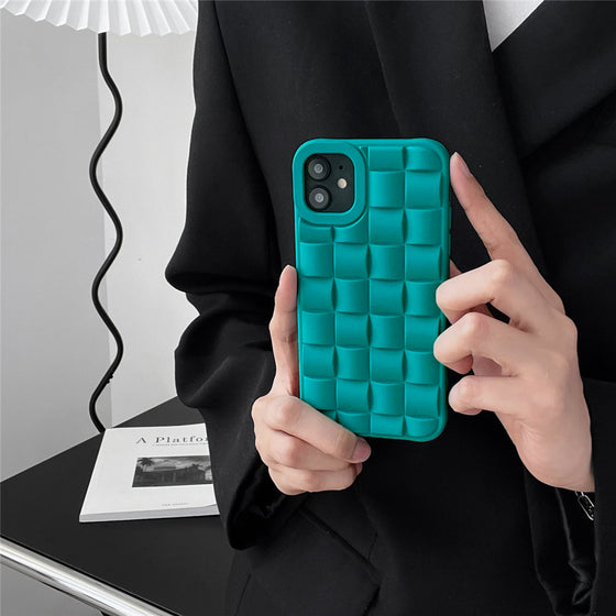 Silicone Weaved Look iPhone Case