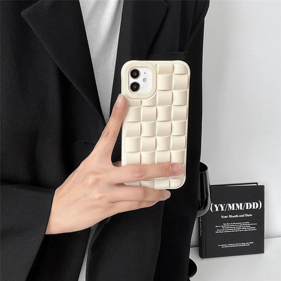 Silicone Weaved Look iPhone Case