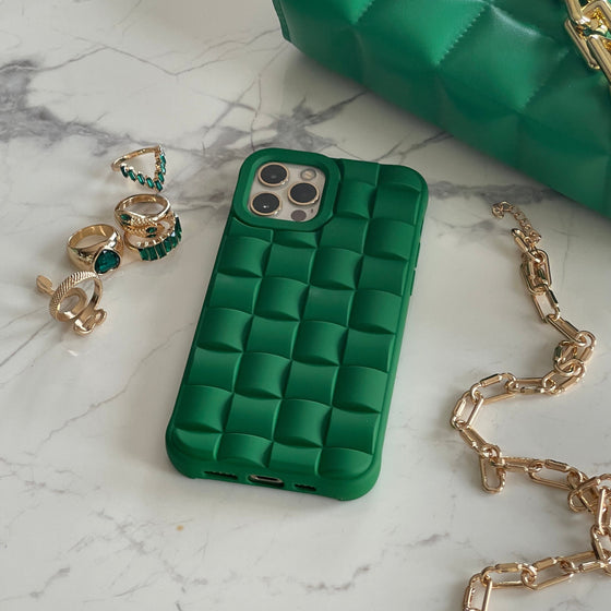 Silicone Weaved Look iPhone Case