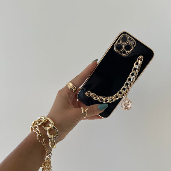 iPhone Case With Gold Chain