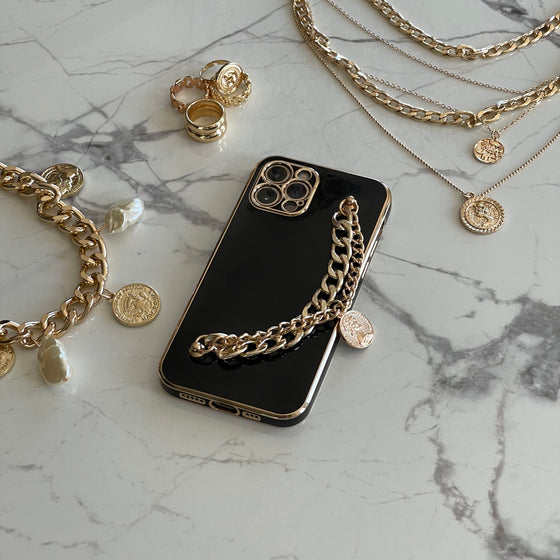 iPhone Case With Gold Chain