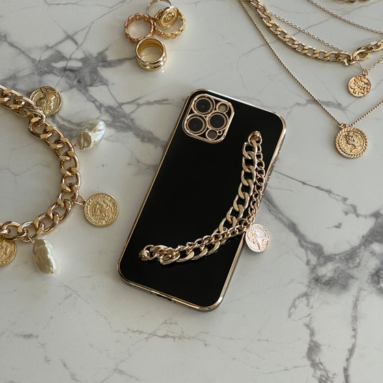 iPhone Case With Gold Chain