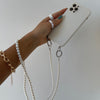 iPhone Case With Pearls Lanyard