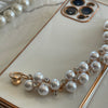 iPhone Case With Pearls Wrist Bracelet