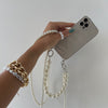 iPhone Case With 2 Pearls Bracelets