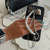 iPhone Case With Chain And Pearls